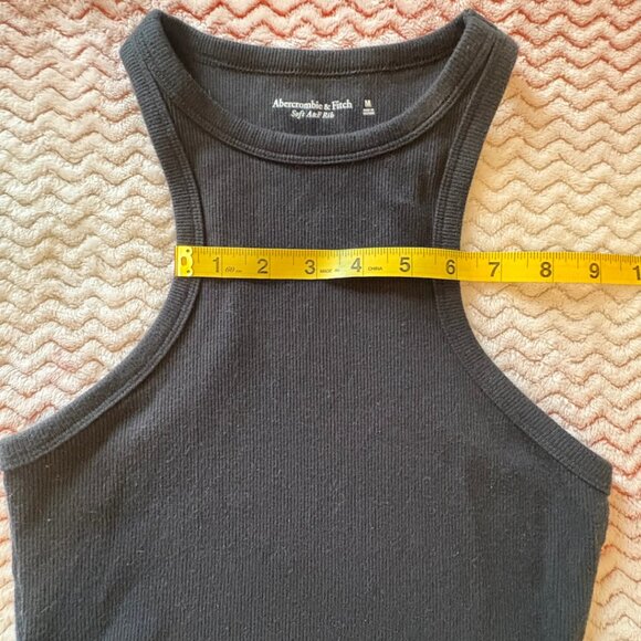 Abercrombie & Fitch Soft Ribbed Black Bodysuit - Size Medium - Picture 5 of 10